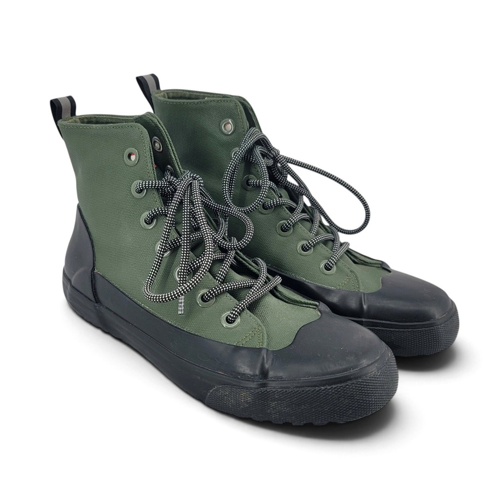 Hunter x Target Green Duck Boots‎ Womens 8.5 Waterproof Gorpcore Rain Utility